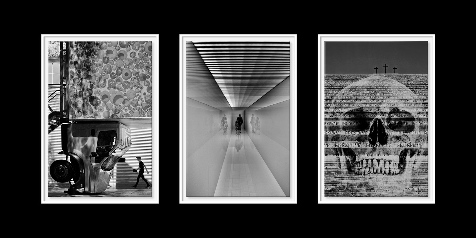 Vendita quadri arte contemporanea quadri di Eugenio Tocchet - 3 quadri contemporanei bianco e nero